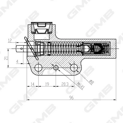 Comprar GHAT101 GMB Tensor, correa de distribucion