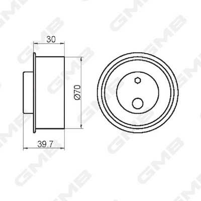 Comprar GT10150 GMB Tensor correa distribución