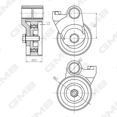 Tensor correa distribución para Toyota Land Cruiser J10