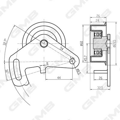 Tensor de la correa de distribución Mitsubishi L 300 furgoneta (L03P) (1980 - 1987) precio, desde 18,56 EUR