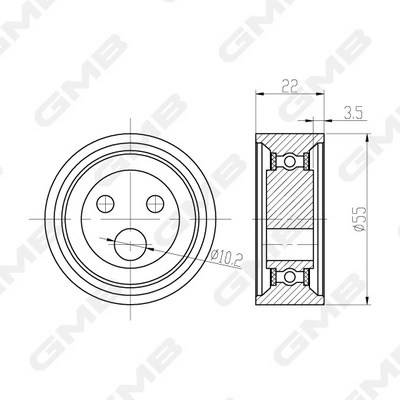 Comprar GT60090 GMB Tensor correa distribución