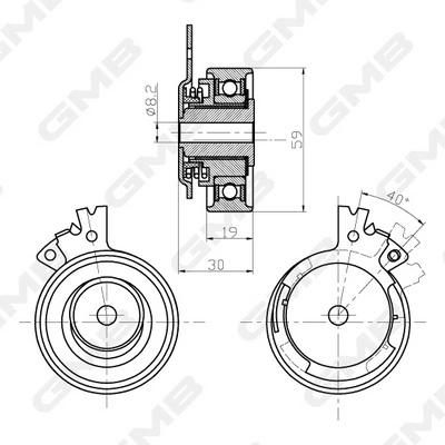 Tensor correa distribución GTB0020 GMB