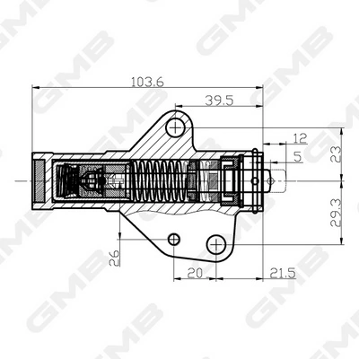 Tensor de la correa de distribución GMB GHAT133 precio, desde 59,35 EUR