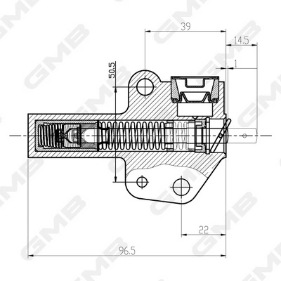 Tensor de la correa de distribución GMB GHAT102 precio, desde 56,95 EUR