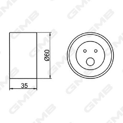 Comprar GT10100 GMB Tensor correa distribución