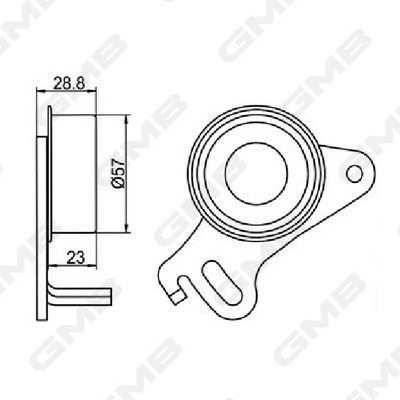Comprar ZA60TB039B09 NSK Tensor de correa del eje de equilibrio
