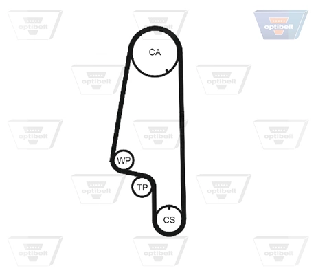 Correa distribucion Skoda Felicia 1 791, 6U1