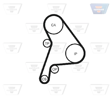  Correa distribución Skoda Felicia 2