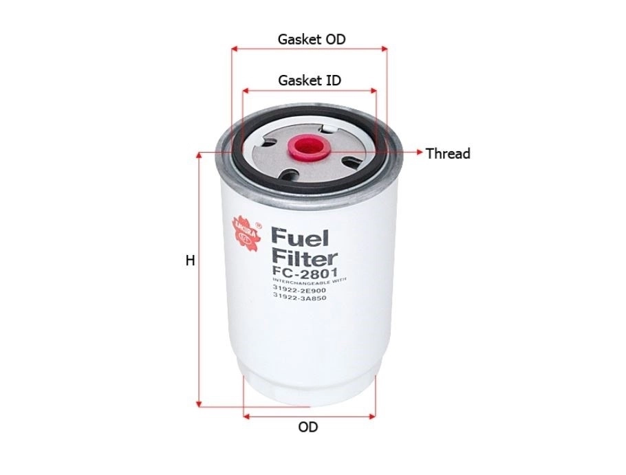 Comprar Filtro de combustible Hyundai Santa Fe I SM