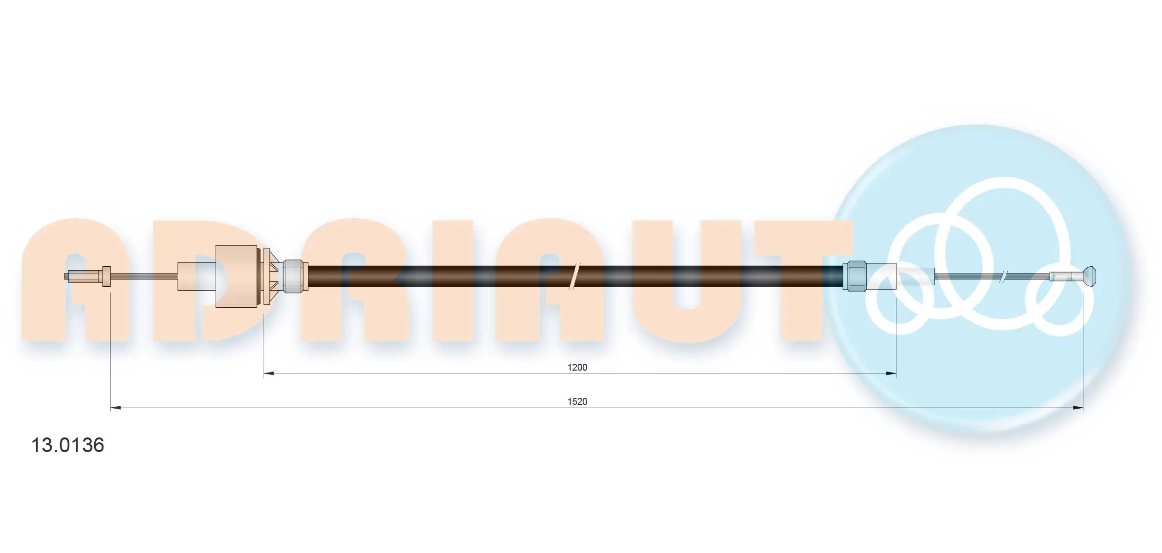 Cable de embrague Ford Sierra 1 GBC