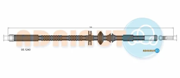 Tubo flexible de frenos delantero BMW 5 (F10)