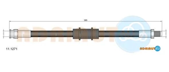 Comprar Tubo flexible de frenos delantero Fiorino  146 Uno