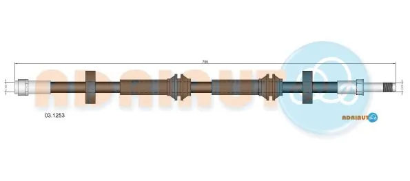 Comprar Latiguillo de freno delantero Audi A6 4G2, 4GC a bajo precio