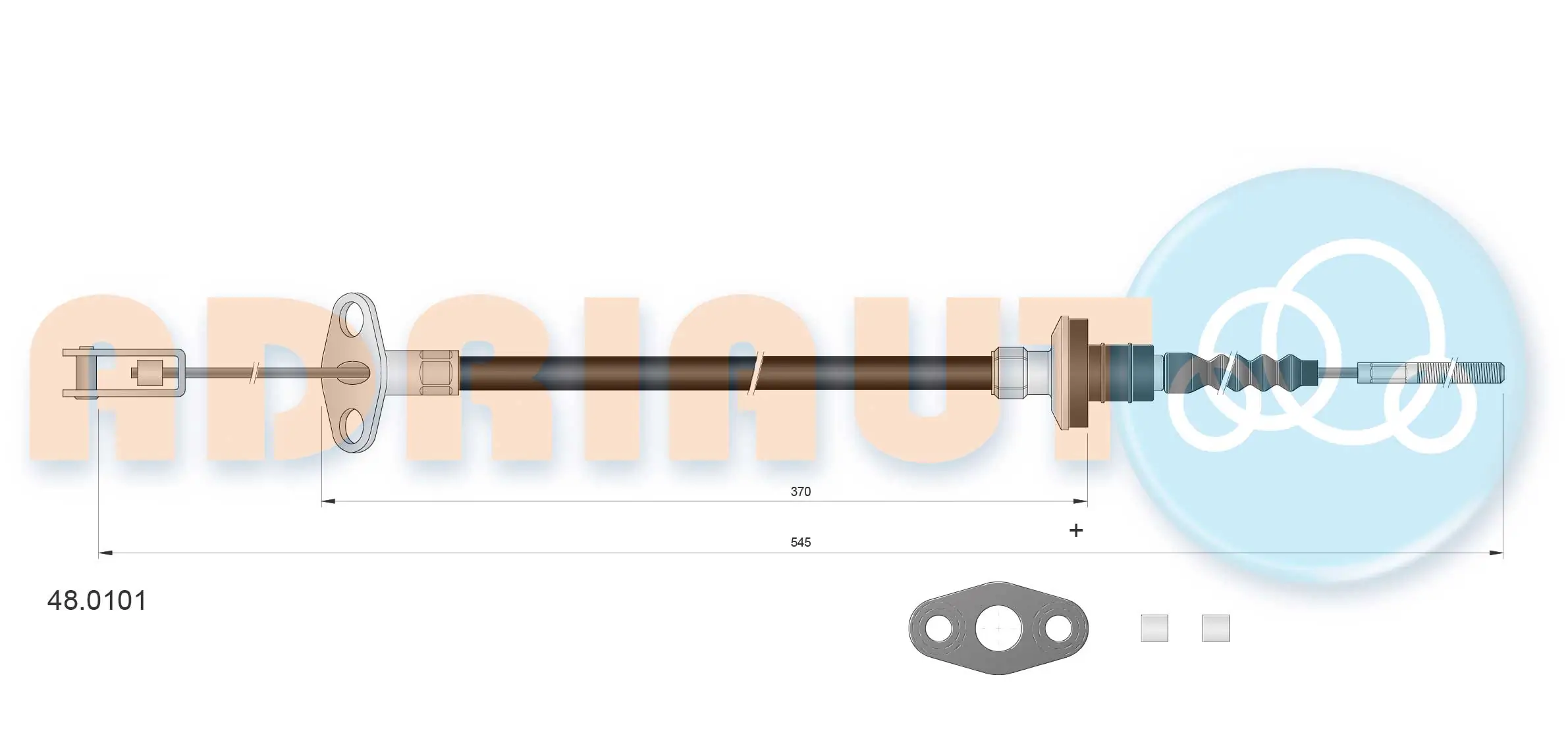 Cable de accionamiento del embrague Suzuki Swift II (1989-2004)