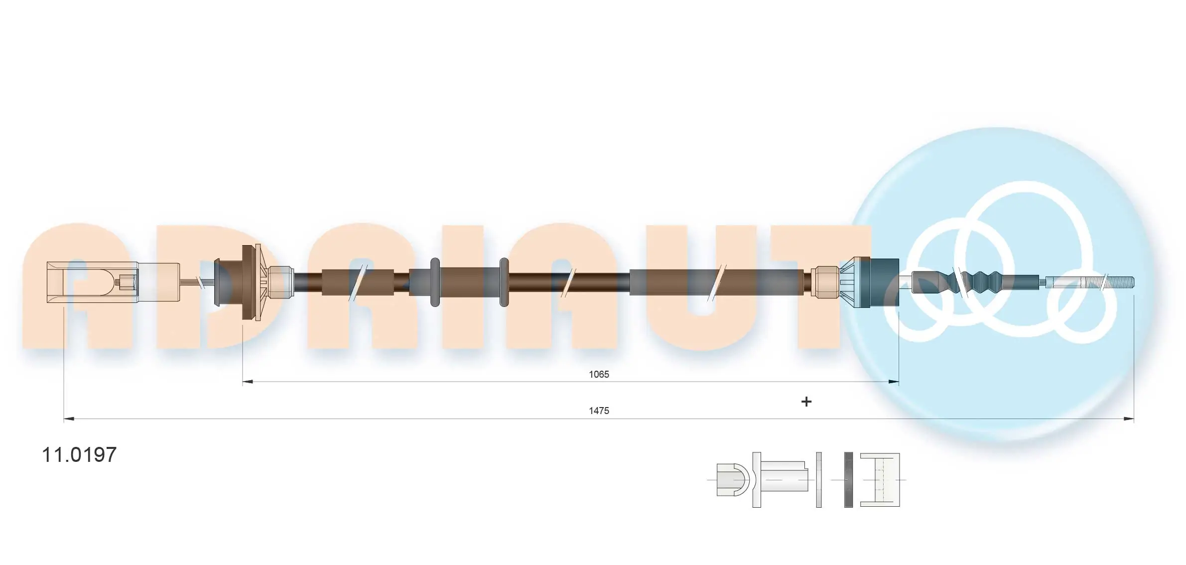 Precio del repuesto Cable embrague Brava  hatchback