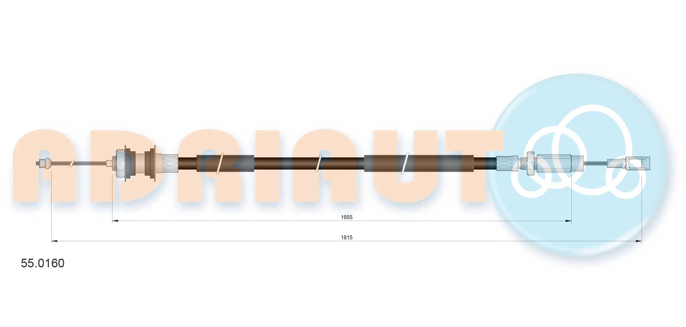 Cable de embrague para Volkswagen LT 281-363, 21A, 21B, 21D, 21E