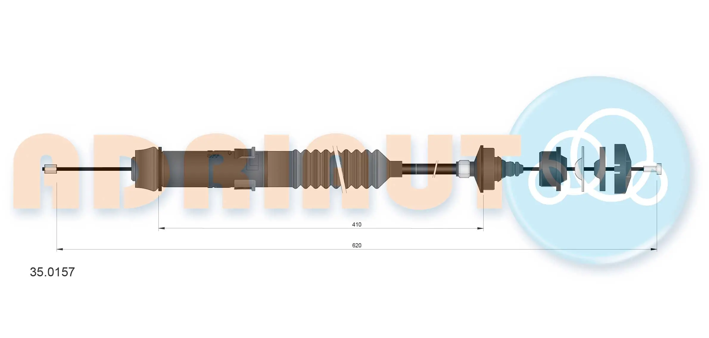 Cable de embrague Peugeot/Citroen 2150Y7 precio, desde 34,91 EUR