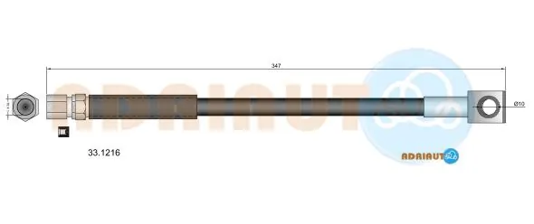 Tubo flexible de frenos delantero Kadett  hatchback (1979-1984) original desde 11,70 €