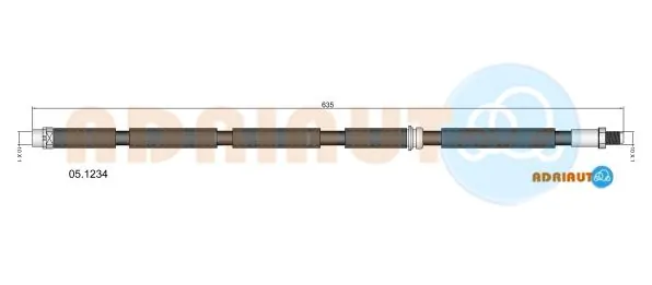 Precio del repuesto Tubo flexible de frenos delantero X5  SUV
