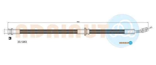 Latiguillos de freno delantero para Suzuki Ignis FH