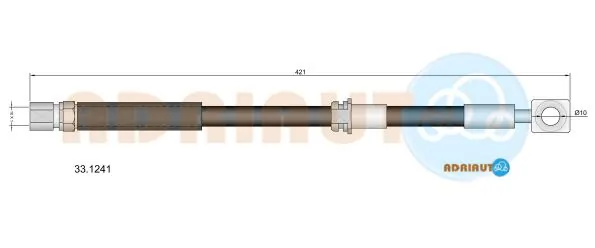 Precio del repuesto Tubo flexible de frenos delantero Vectra  hatchback