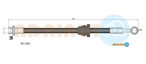 Latiguillos de freno delantero para Chevrolet Spark (Matiz) M300