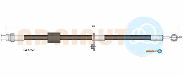 Precio del repuesto Tubo flexible de frenos delantero Colt VI hatchback