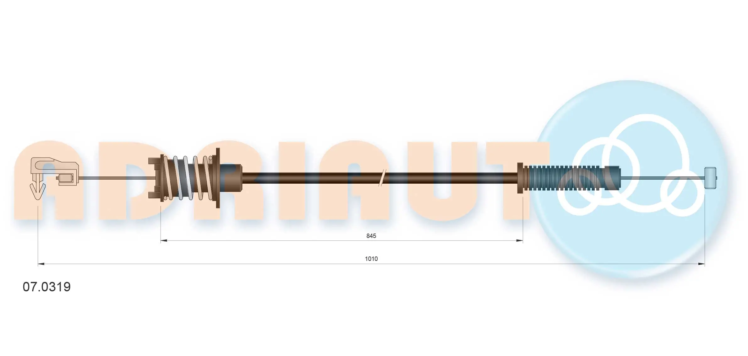 Silga de acelerador Peugeot 205 1 741A, C