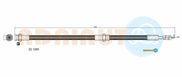 Precio del repuesto Tubo flexible de frenos delantero 626 V hatchback