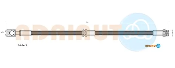 Latiguillos de freno delantero para Audi Q3 8UB, 8UG