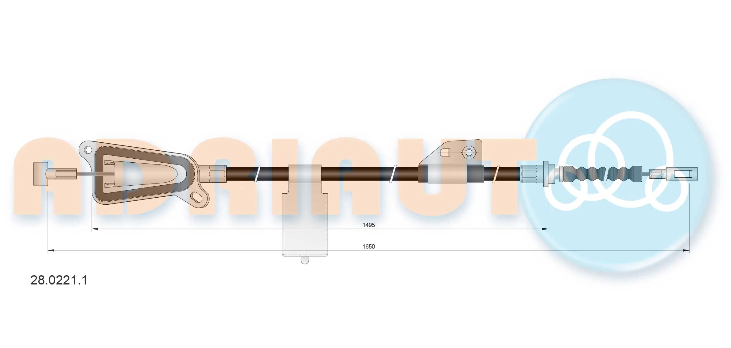 Comprar Cable de freno de mano trasero izquierdo Nissan Almera II N16 a bajo precio