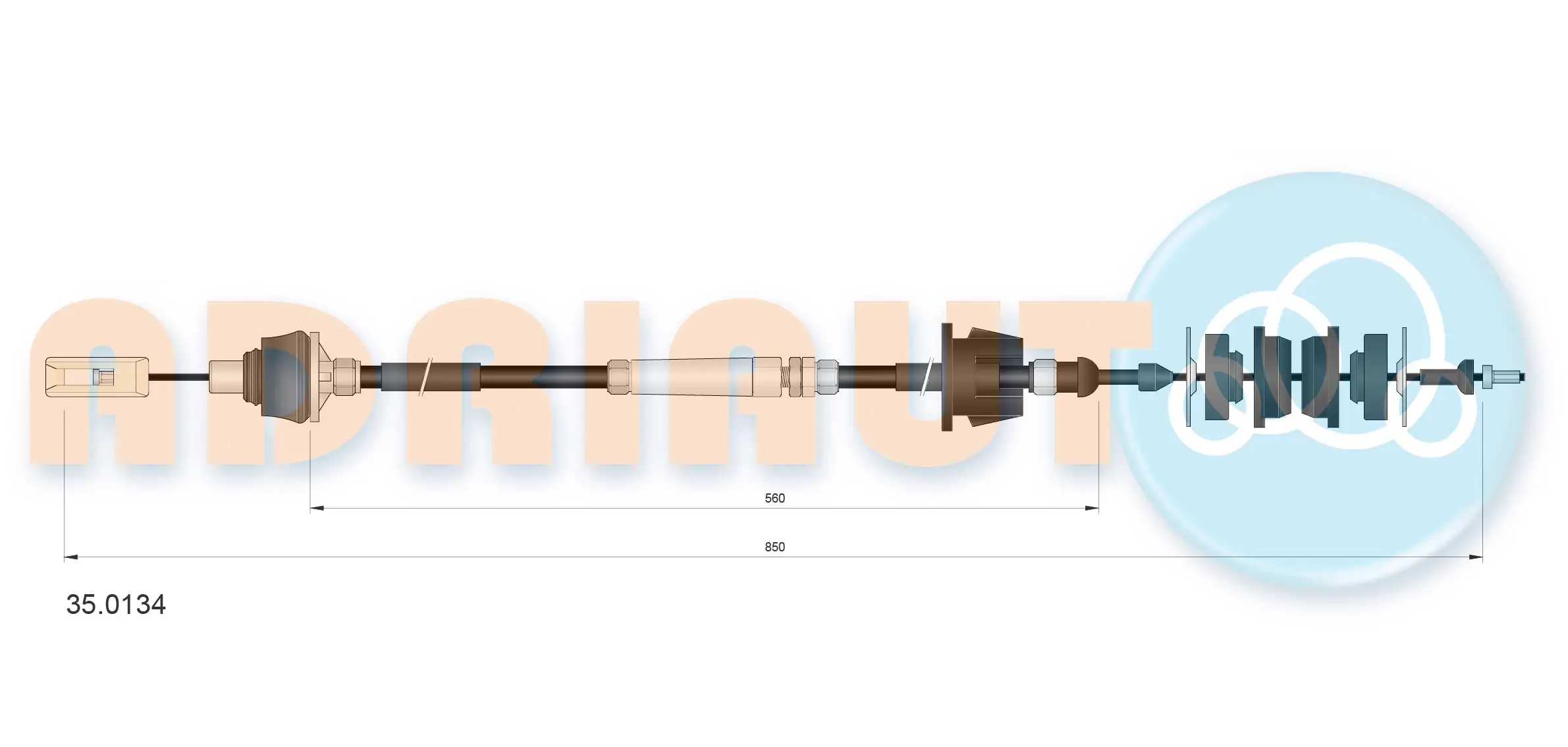Comprar Cable embrague 406  8C