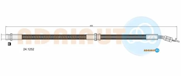 Tubo flexible de frenos delantero Colt IV hatchback (1992-1996) original desde 17,03 €