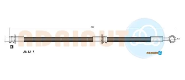 Tubo flexible de frenos delantero para Nissan Sunny I (B11)