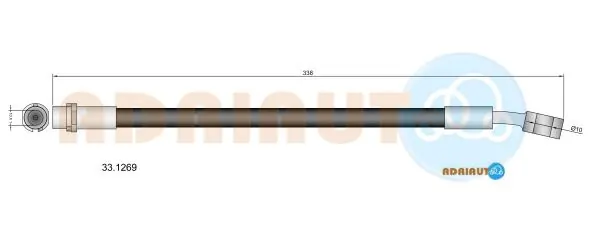 Tubo flexible de frenos delantero Meriva  monovolumen (2003-2010) original desde 16,47 €