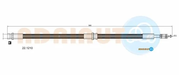 Comprar Tubo flexible de frenos delantero 626 II GC