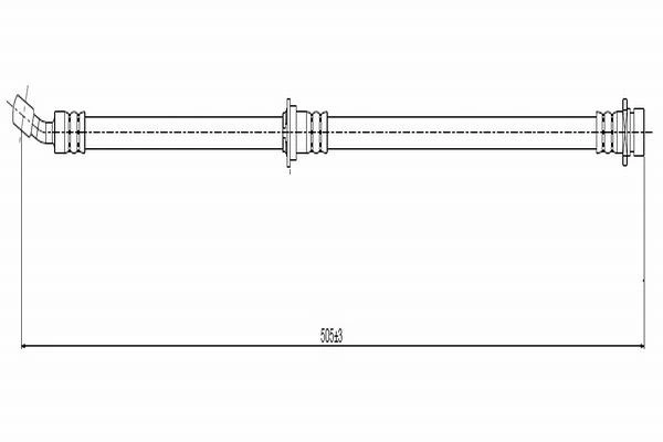 Tubo flexible de frenos delantero HR-V  SUV (1999-2005) original desde 19,80 €