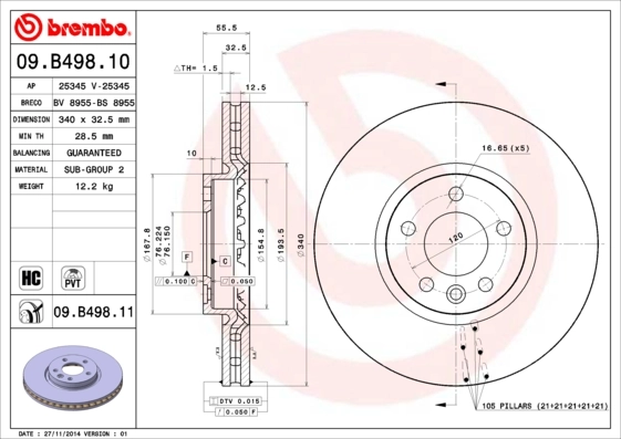 09B49810 Brembo