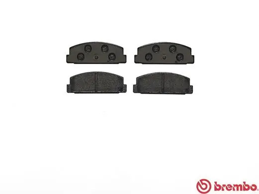 P49036 Brembo Pastillas freno traseras