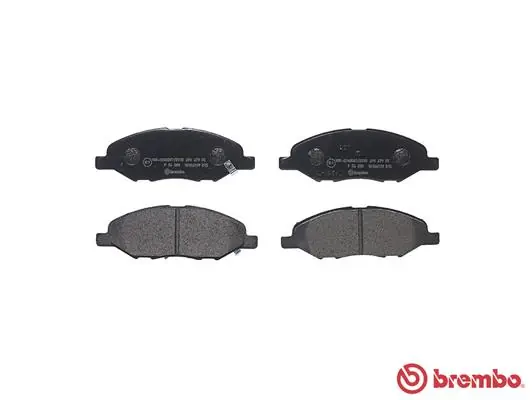 P56088 Brembo Pastillas delanteras