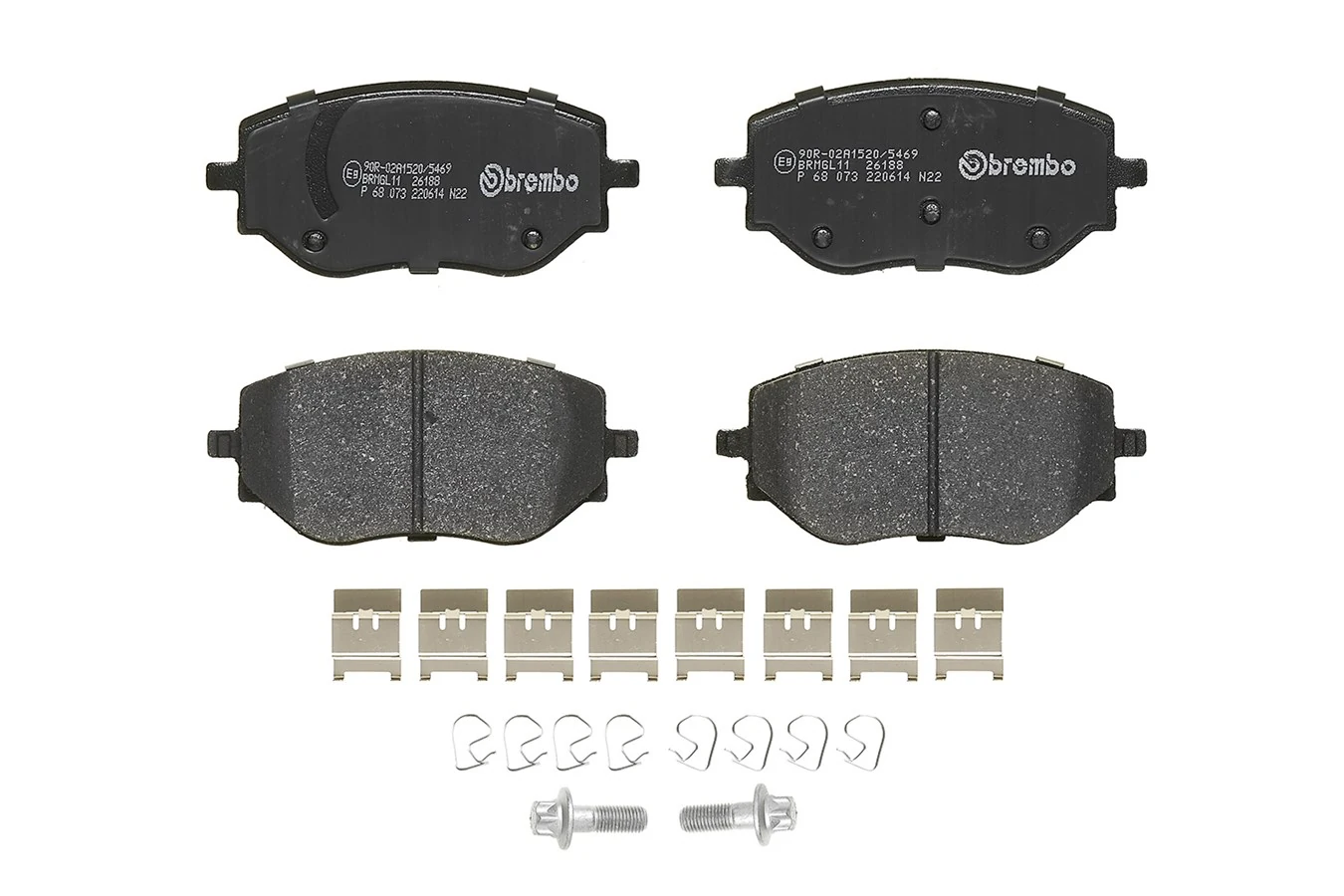 P68073 Brembo Pastillas delanteras