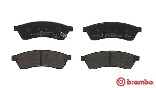 P10060 Brembo Pastillas freno traseras