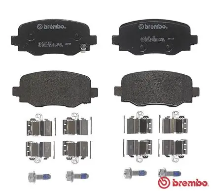 P23177 Brembo Pastillas freno traseras