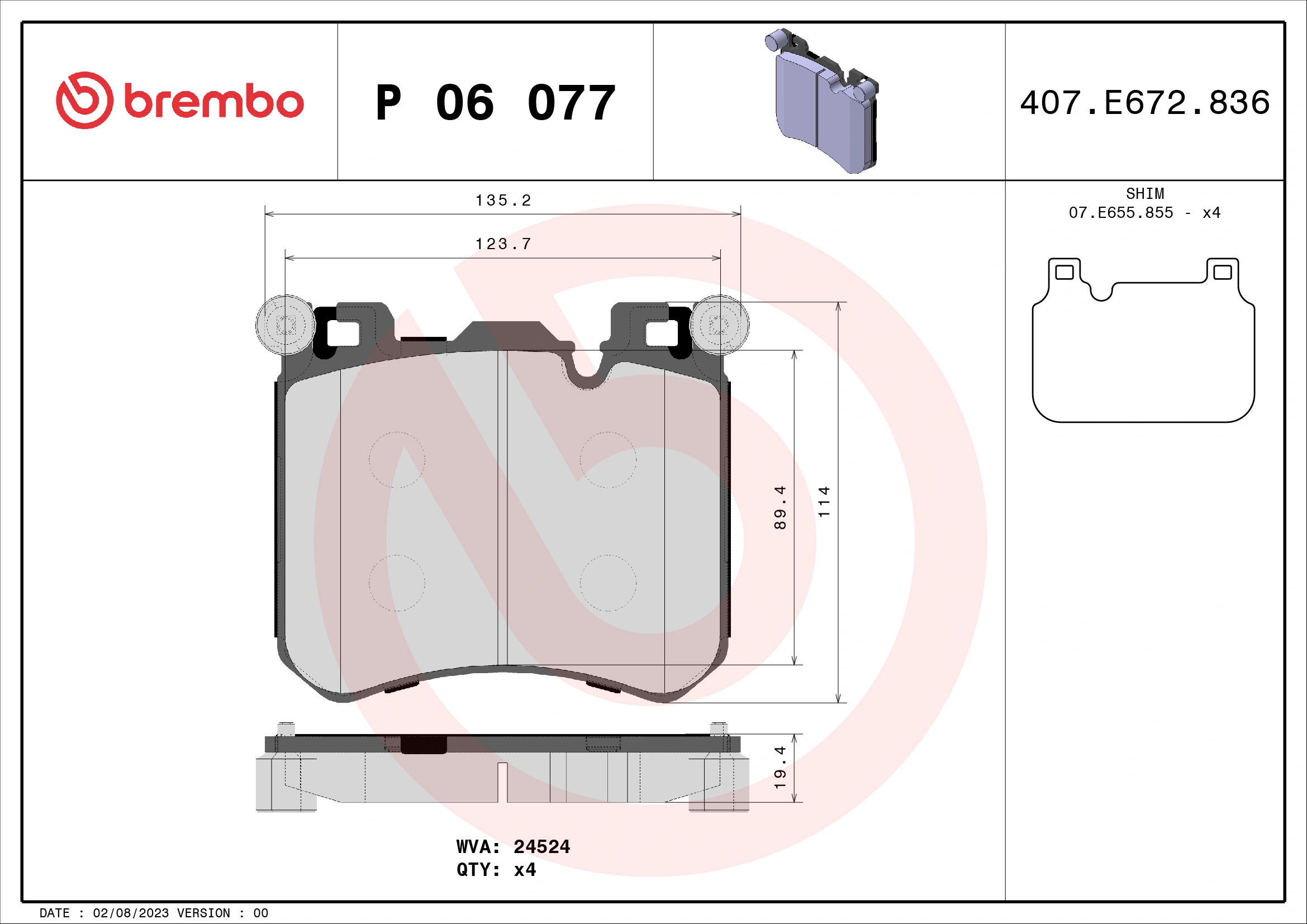 P06077 Brembo