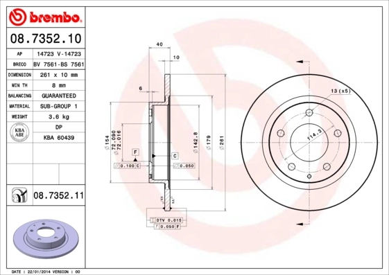 08735211 Brembo
