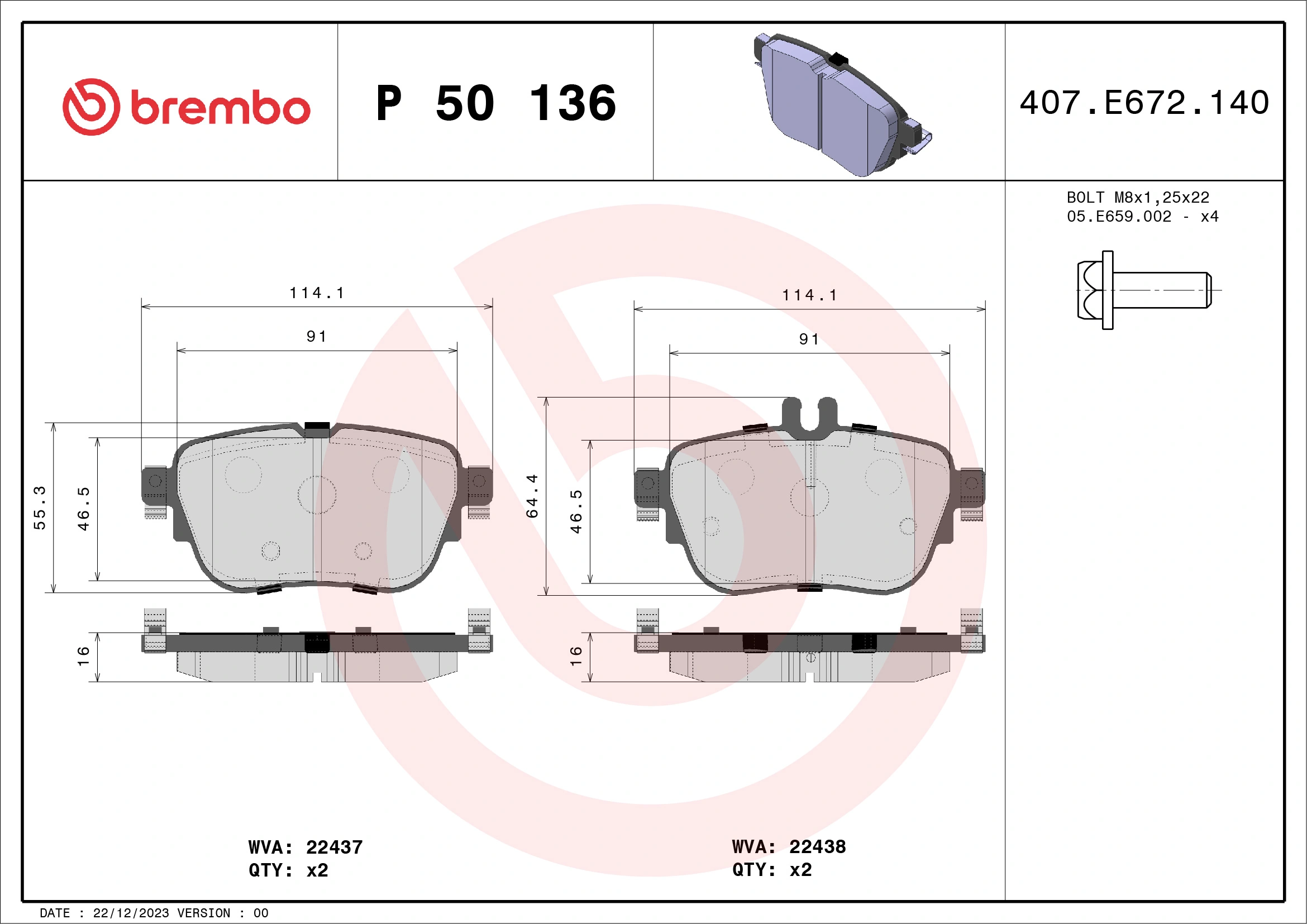 P50136 Brembo