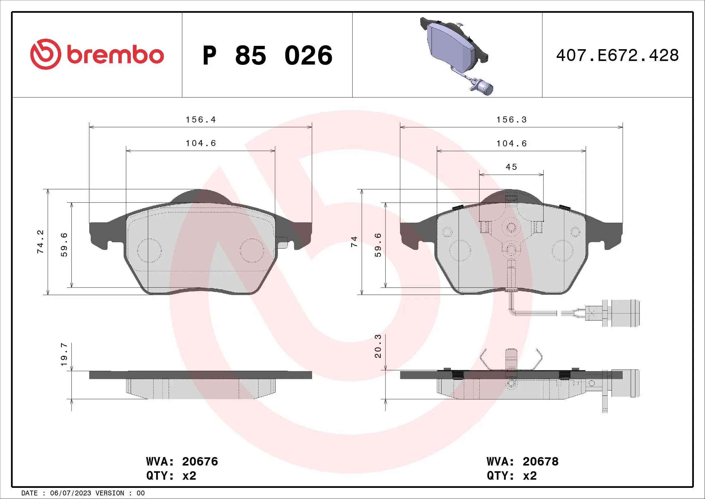 P85026 Brembo