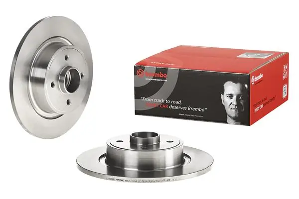 08B65017 Brembo Freno de disco trasero