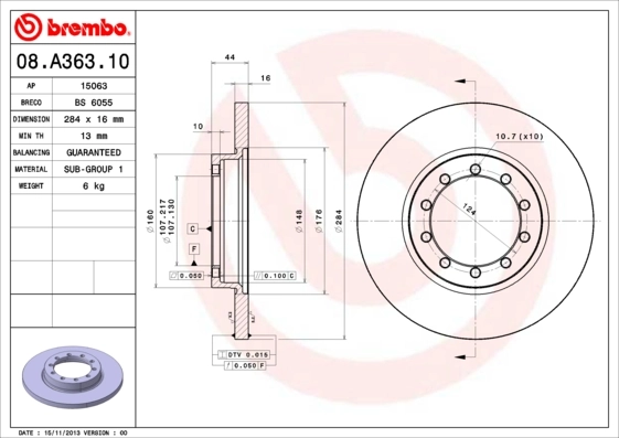 08A36310 Brembo