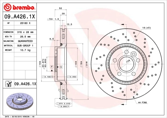 09A4261X Brembo